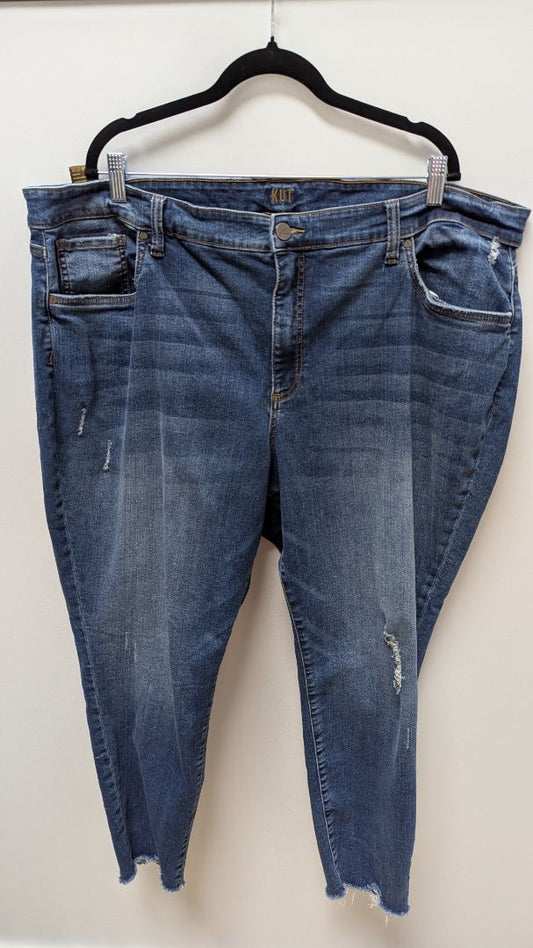 Kut from the Kloth Dark Wash Ankle Skinny Jeans