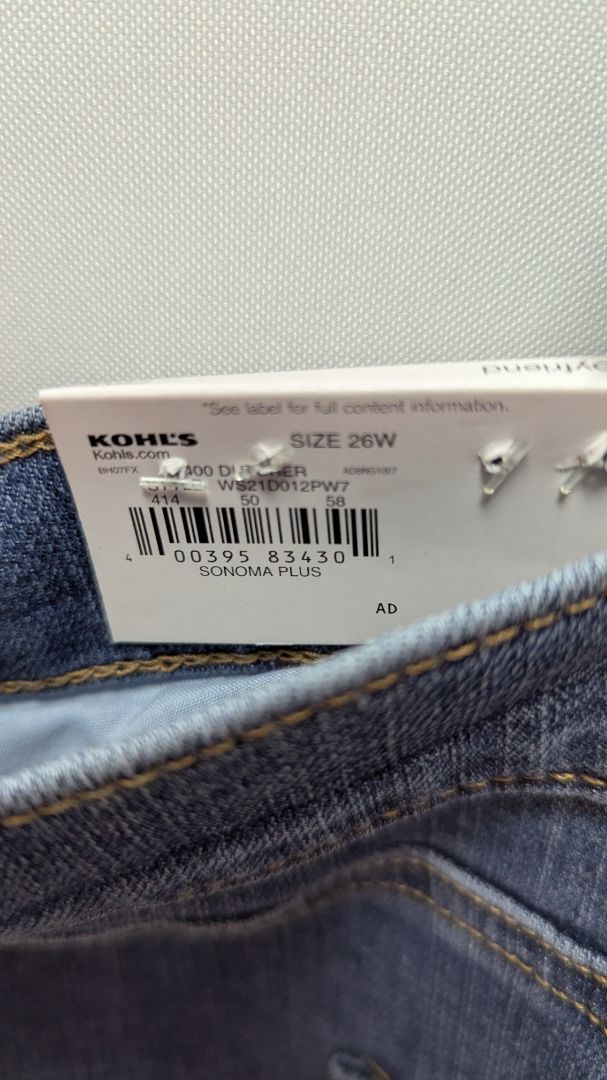 Sonoma Medium Wash High-Rise Boyfriend Jeans