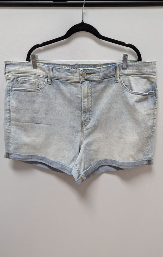 Torrid Light Wash Perfect Wave High-Rise Perfect 5" Denim Shorts