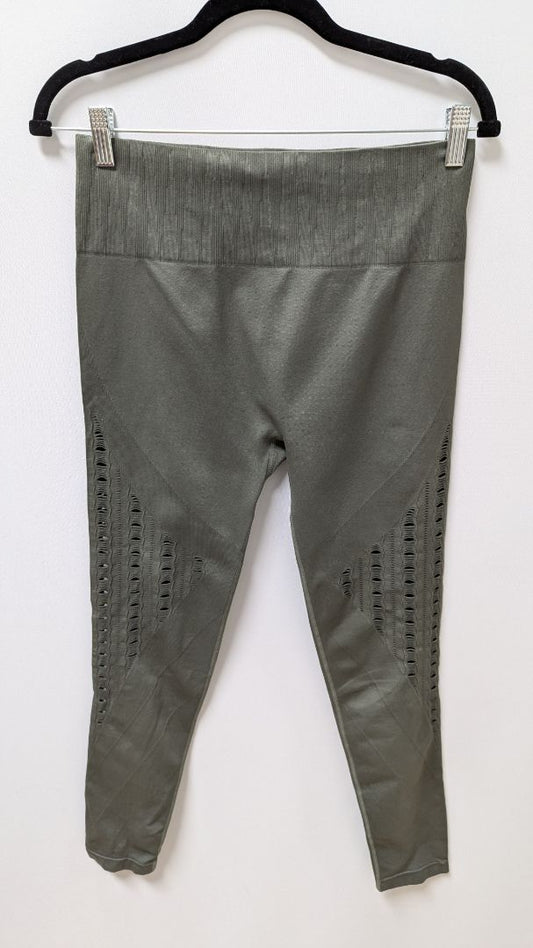 savvi Dark Green Cutout Active Leggings