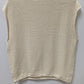savvi Cream Crochet Knit Sweater Vest