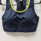 savvi Navy/Lime Green Lightly Lined Sports Bra