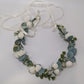 Ivory/Green Eucalyptus Flowers Headband Hair Accessory