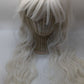 White Wavy Long Length Fake Hair Wig