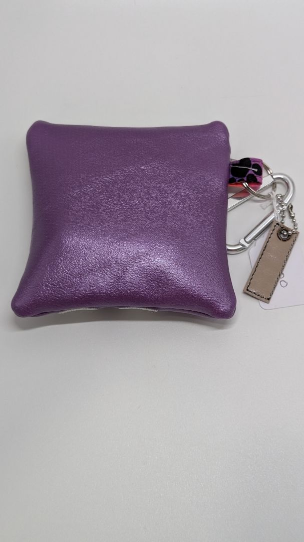 Handmade Purple Schnauzer Poo Waste Bag Holder