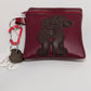 Handmade Maroon Chocolate Lab Poo Waste Bag Holder