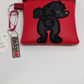 Handmade Red/Black Poodle Poo Waste Bag Holder