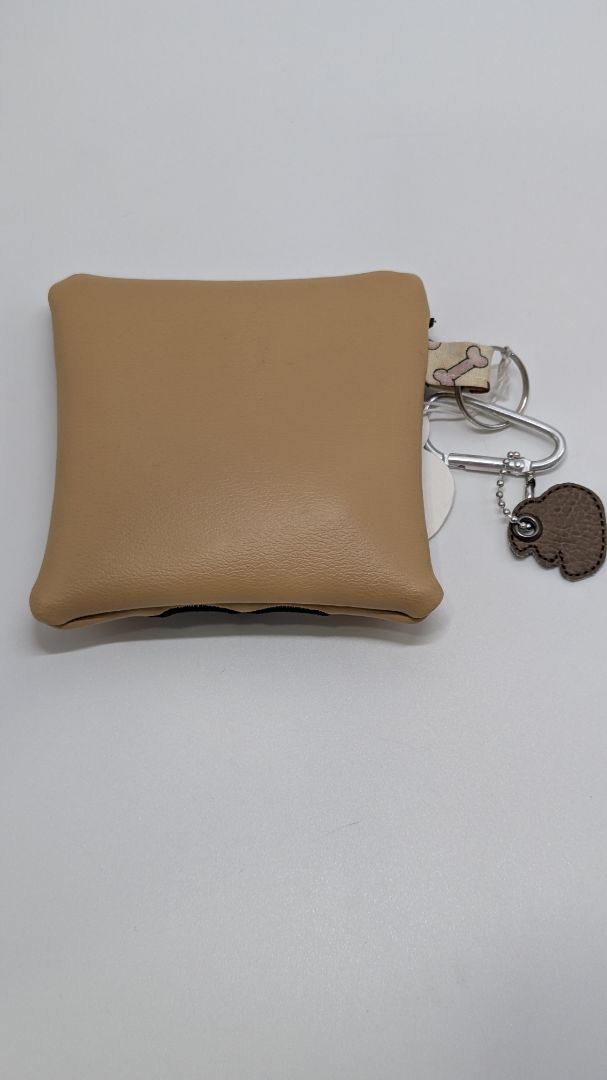 Handmade Brown/Black Frenchie Poo Waste Bag Holder