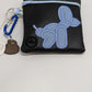 Handmade Black/Blue Balloon Dog Poo Waste Bag Holder