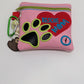 Handmade Pink "Rescue Mom" Poo Waste Bag Holder