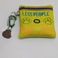 Handmade Lime Green "Less People, More Dogs" Poo Waste Bag Holder