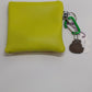Handmade Lime Green "Less People, More Dogs" Poo Waste Bag Holder