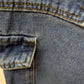Shein Curve Medium Wash Wide-Leg Cargo Jeans