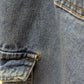 Shein Curve Medium Wash Wide-Leg Cargo Jeans