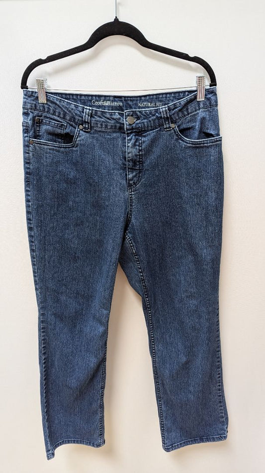 Croft & Barrow Medium Wash "Natural Fit" Straight Jeans