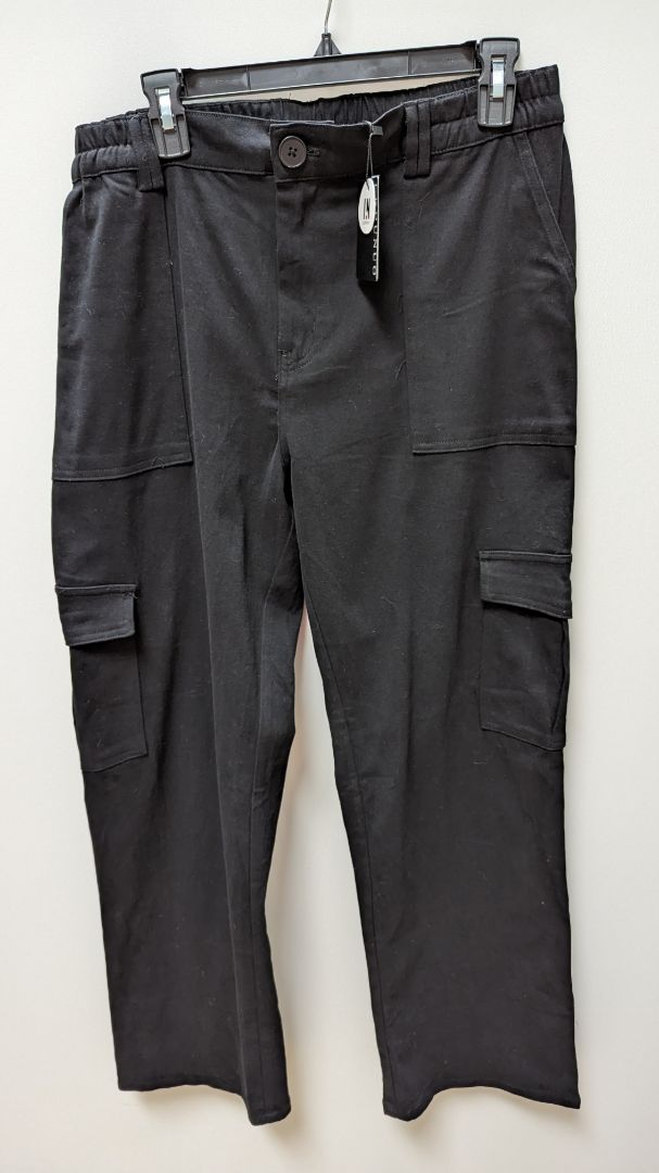 LEPUNUO Black Y2K Casual Cargo Pants