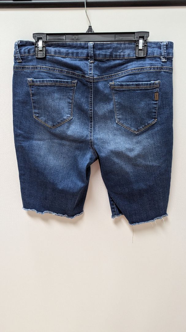 1822 Denim Dark Wash Bermuda Denim Shorts