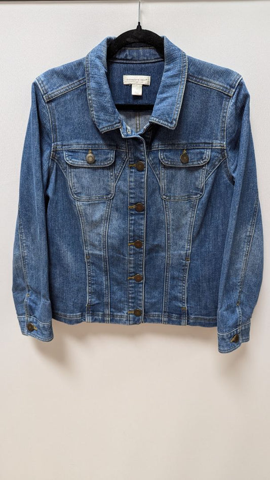 Christopher & Banks Medium Wash Denim Jacket