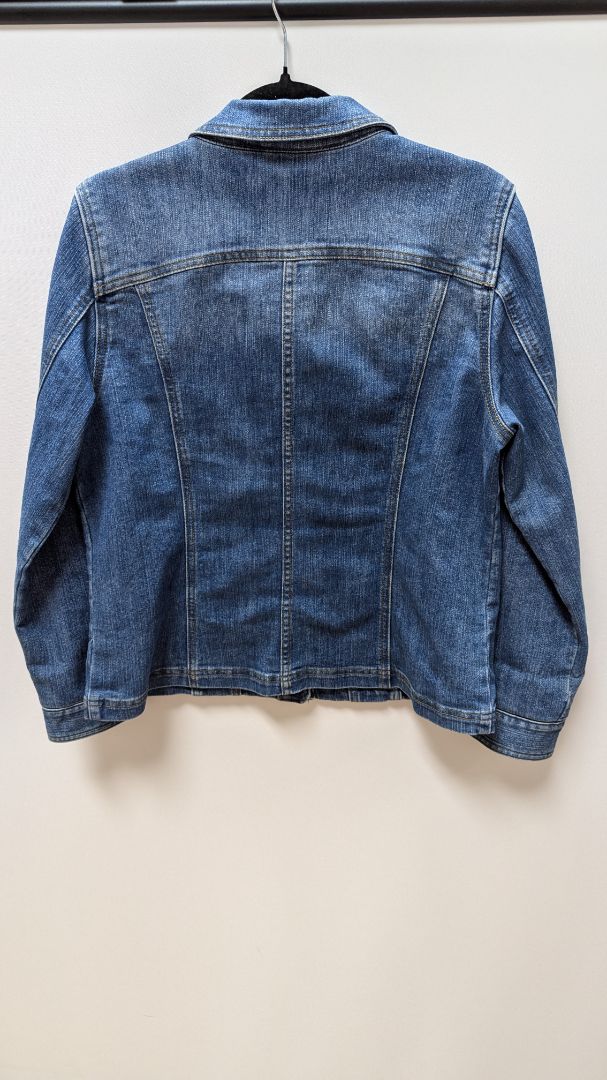 Christopher & Banks Medium Wash Denim Jacket