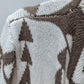 Charlotte Russe Brown/White Aztec Cardigan