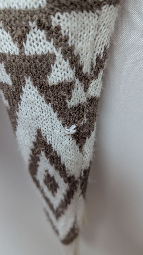 Charlotte Russe Brown/White Aztec Cardigan