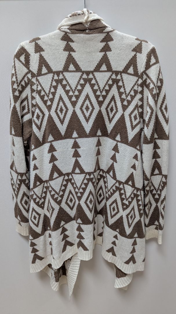 Charlotte Russe Brown/White Aztec Cardigan