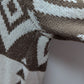 Charlotte Russe Brown/White Aztec Cardigan