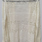 Candie's Ivory Sheer Crochet Knit Cardigan