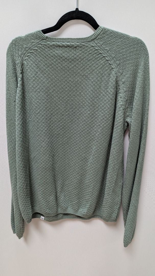 Free Assembly Dark Green Textured Knit Sweater