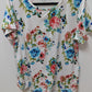 SWEET SALT White Floral Tunic Tee