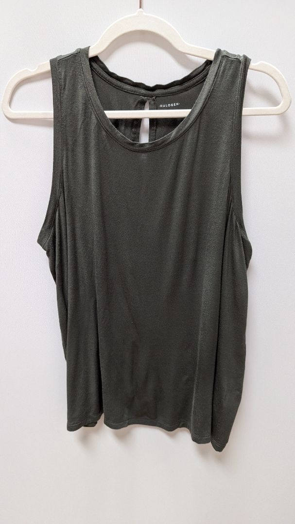 Halogen Dark Green Keyhole Back Swing Tank