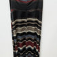 Honey & Lace Maroon Striped Flared Maxi Skirt