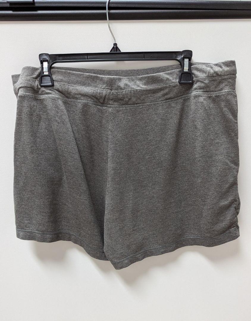 32 Degrees Cool Dark Grey Knit Sweat Shorts