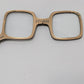 Hong Kong Vintage Light Gold Embellished Folding Reading Glasses