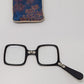 Hong Kong Vintage Light Gold Embellished Folding Reading Glasses