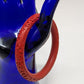 Vintage Chinese Red Carved Bangle Bracelet