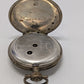 Antique Silver Key-Wound Engraved Pocket Watch