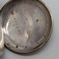 Antique Silver Key-Wound Engraved Pocket Watch