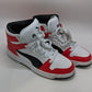 PUMA Men's Red/White/Black Rebound Layout Mid-Top Sneaker