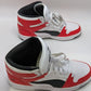PUMA Men's Red/White/Black Rebound Layout Mid-Top Sneaker