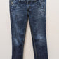 DIESEL Medium 008AX Wash "KEYUTE" Low-Rise Straight Jeans