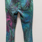 bebe Green "Flight of Fancy" Printed Skinny Jeans