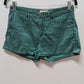 DIESEL Teal/Black Houndstooth Casual Shorts