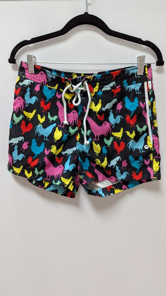 Original Penguin Men's Black Chicken Swim Shorts