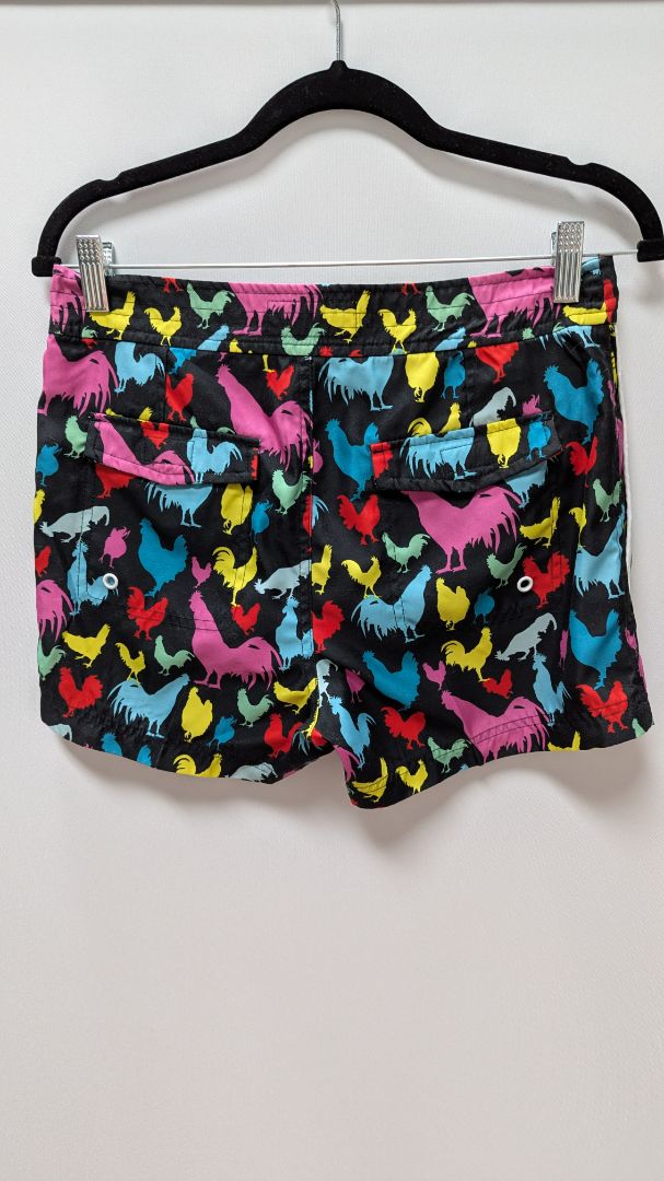 Original Penguin Men's Black Chicken Swim Shorts