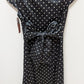 Merona Navy/White Polka-Dot Button-Down Dress