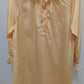 Neiman Marcus Eve Stillman Peach Lace-Trim Nightgown