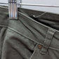 BLUESPICE Dark Green Flared Cargo Pants