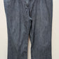 Ann Taylor Loft Dark Blue Wide Leg Cotton Pants