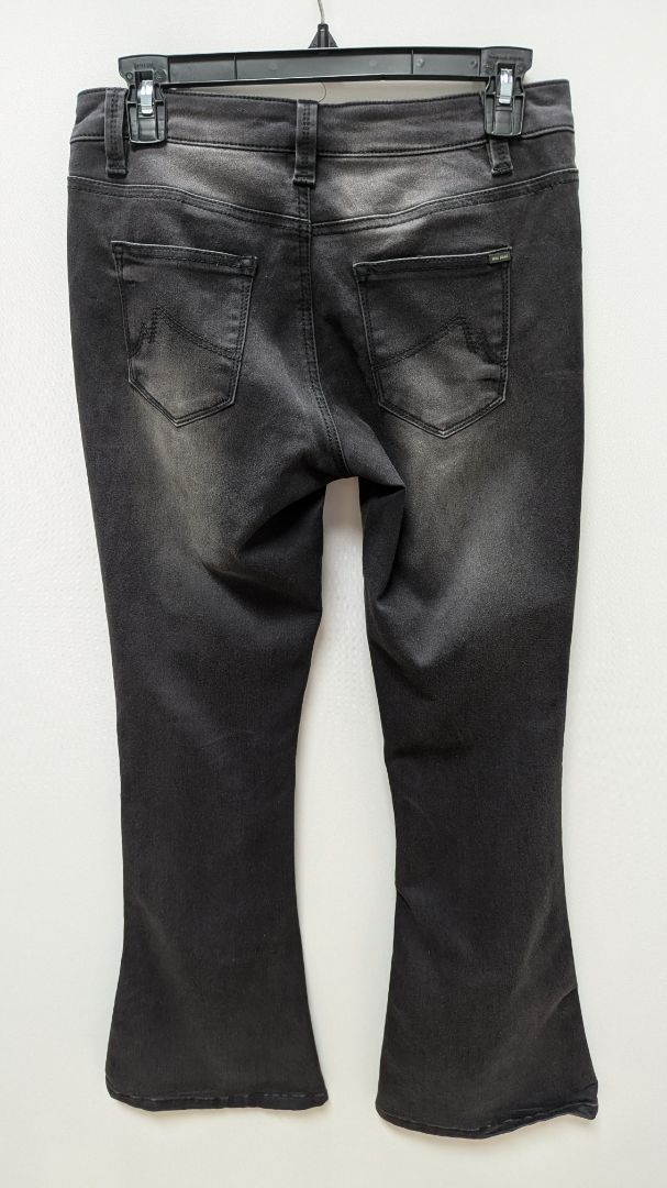 MAX JEANS Faded Black Modern Boot Jeans